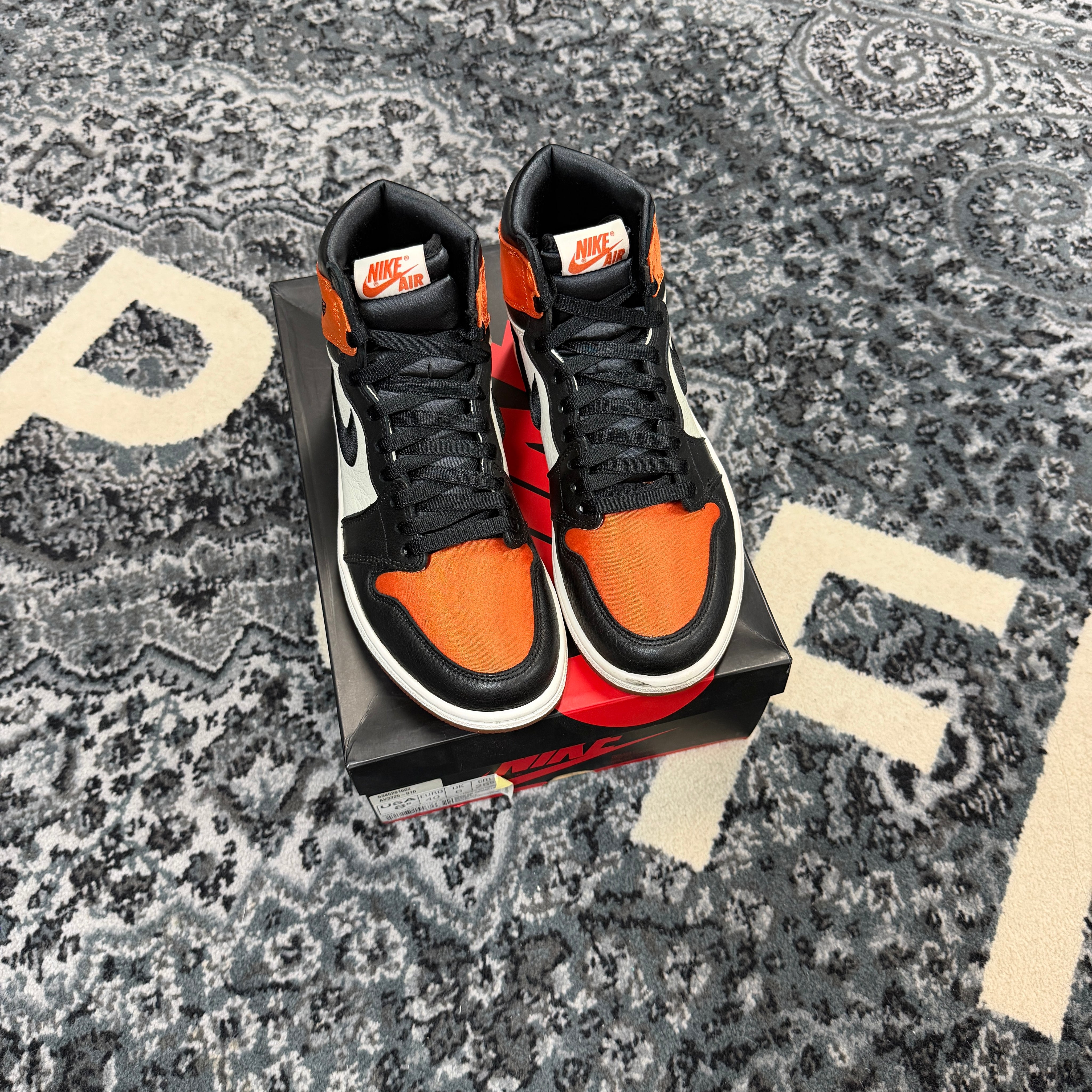 Jordan 1 High Satin Shattered Backboard (Preowned)