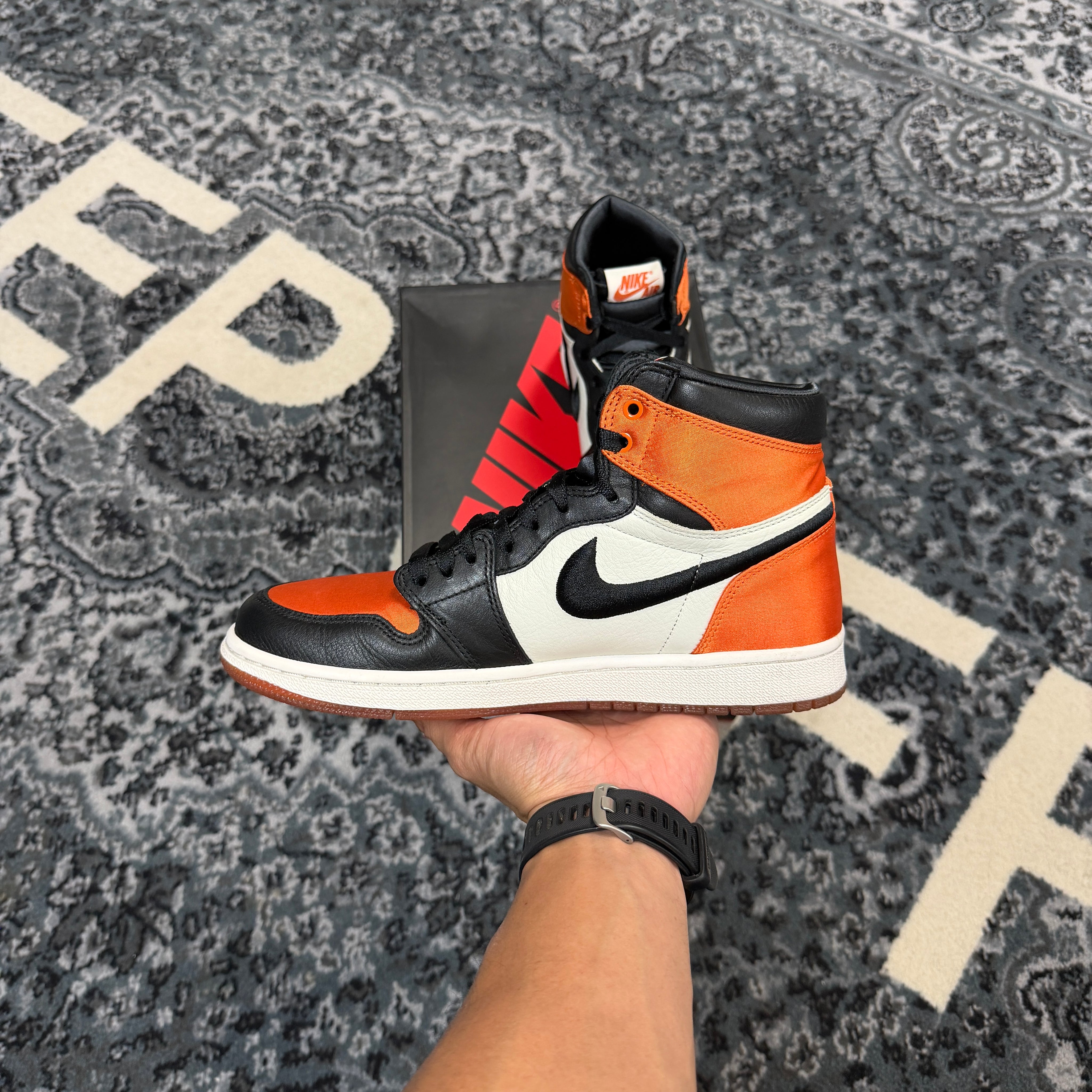 Jordan 1 High Satin Shattered Backboard (Preowned)