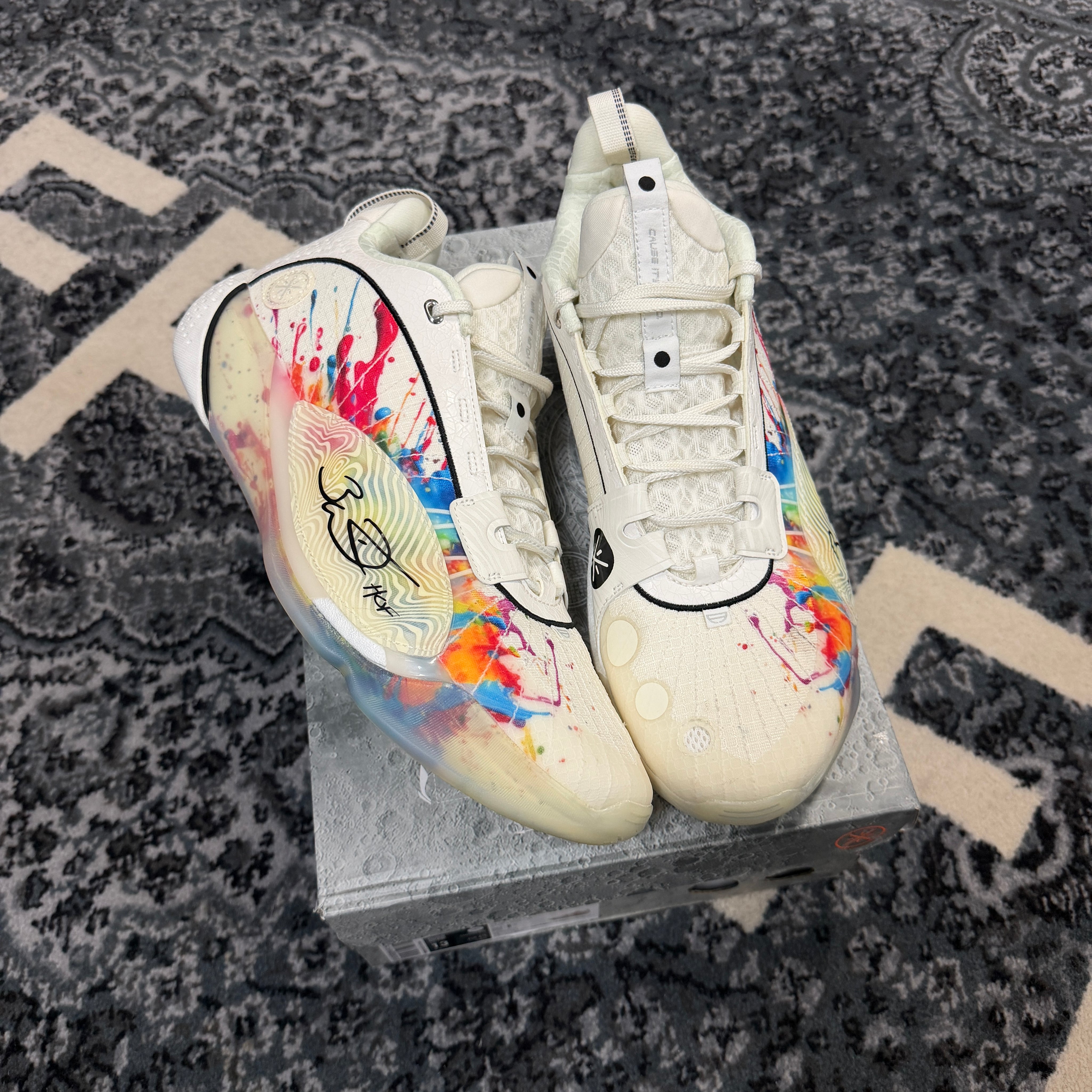 Li-Ning Way of Wade All City 13 Encore Champagne White (Preowned)