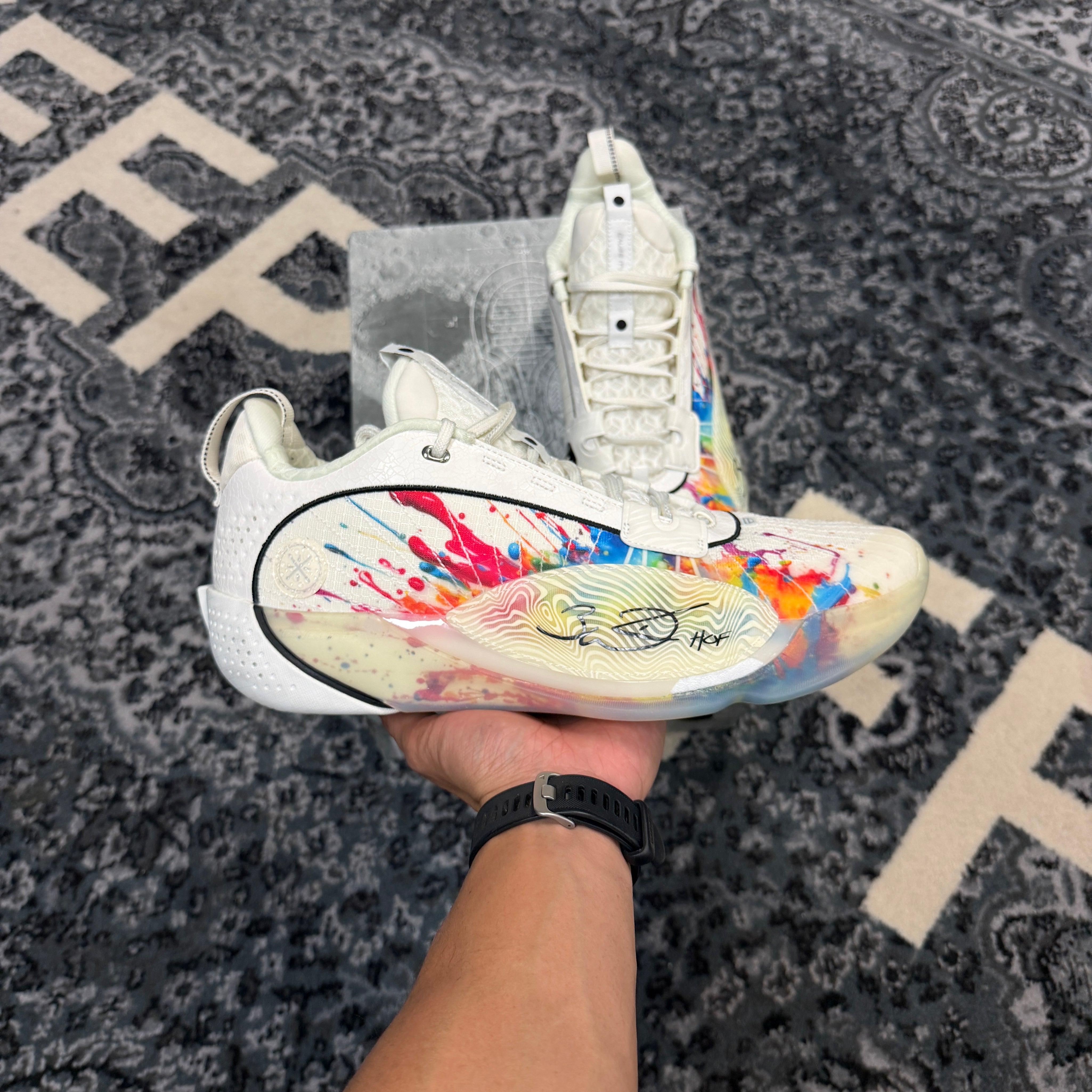 Li-Ning Way of Wade All City 13 Encore Champagne White (Preowned)