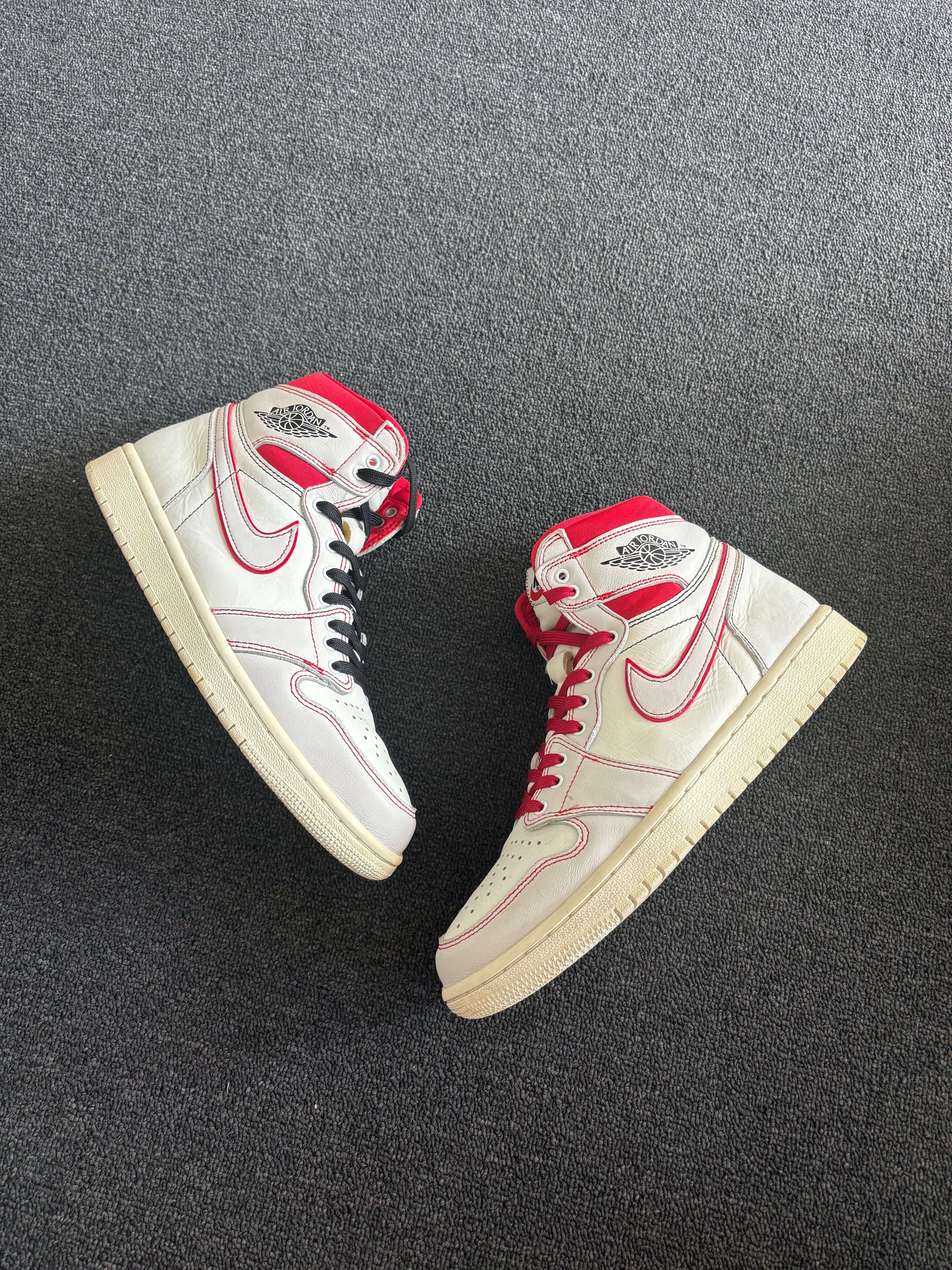 Jordan 1 Retro High Phantom Gym Red (PREOWNED)