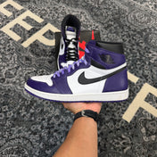 Jordan 1 Retro High Court Purple White (Preowned)