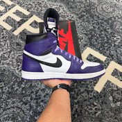 Jordan 1 Retro High Court Purple White (Preowned)