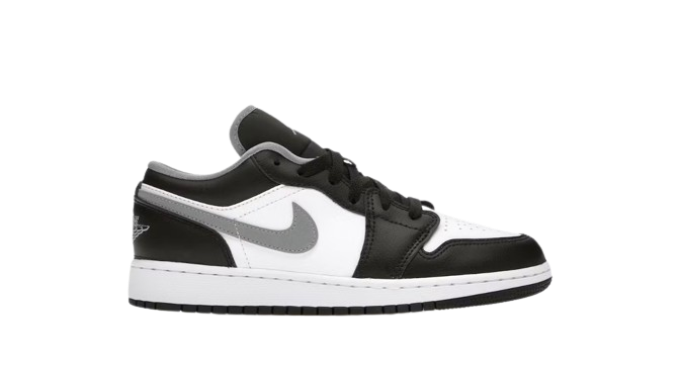 Jordan 1 Low Black White Grey (GS)