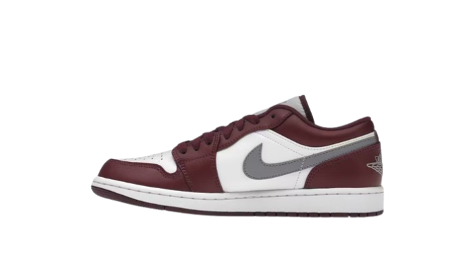 Jordan 1 Low White Bordeaux