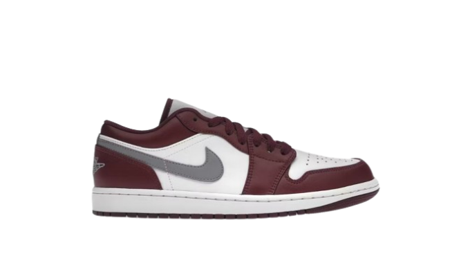 Jordan 1 Low White Bordeaux