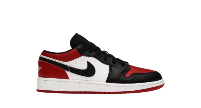 Jordan 1 Low Bred Toe (GS)