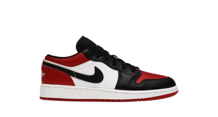 Jordan 1 Low Bred Toe (GS)