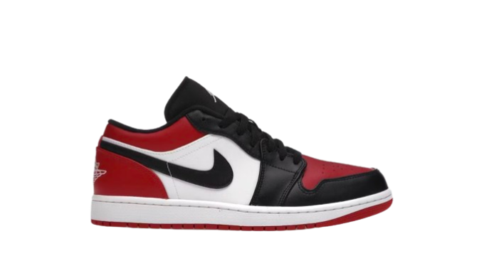 Jordan 1 Low Bred Toe