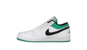 Jordan 1 Low White Lucky Green Black