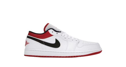 Jordan 1 Low White University Red Black