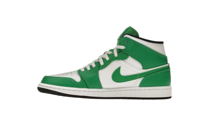 Jordan 1 Mid Lucky Green