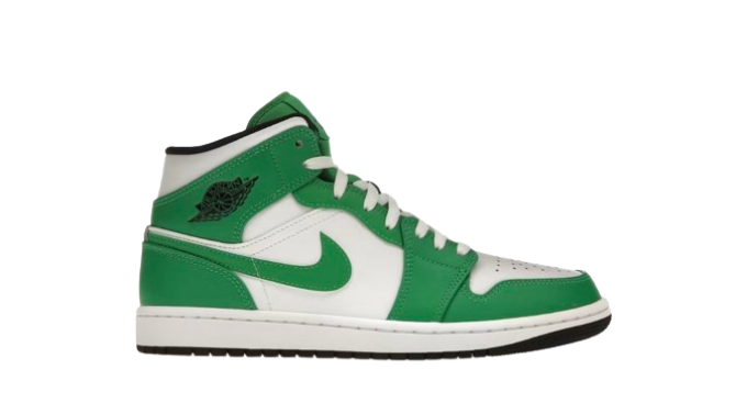 Jordan 1 Mid Lucky Green