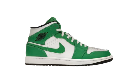 Jordan 1 Mid Lucky Green