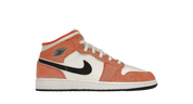 Jordan 1 Mid SE Orange Suede (GS)