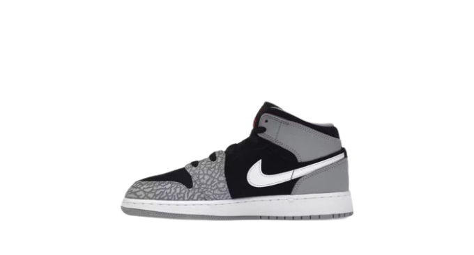 Jordan 1 Mid SE Elephant Print (GS)