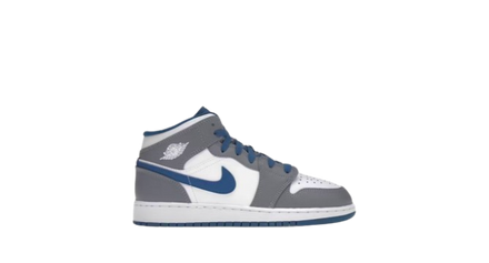 Jordan 1 Mid True Blue Cement (GS)