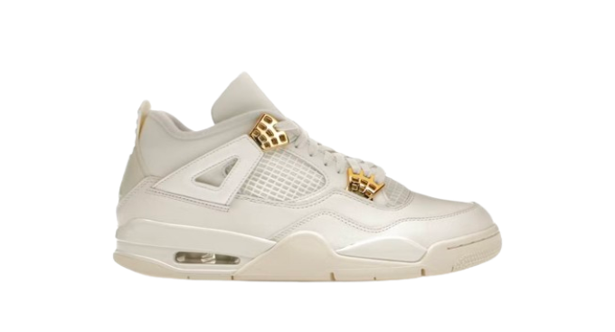 Jordan 4 Retro Metallic Gold (Women's)