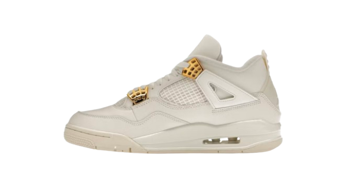 Jordan 4 Retro Metallic Gold (Women's)