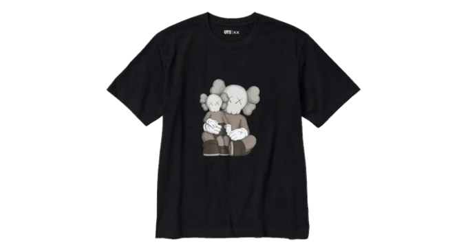 KAWS x Uniqlo UT Graphic T-shirt Black