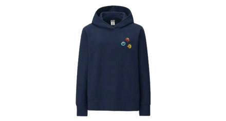 KAWS x Uniqlo x Sesame Street Elmo Cookie Monster Big Bird Heads Hoodie (Womens Sizing)