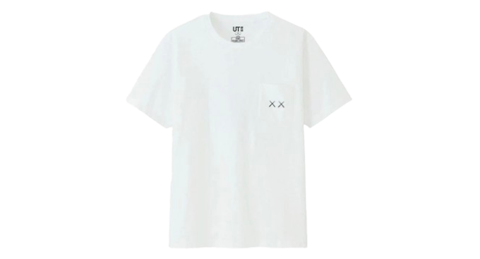 KawsUniqloSesamePocketTeeWhite_Front_NBG.png