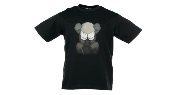 KAWS x Uniqlo Tokyo First Tee (Asia Sizing) Dark Grey