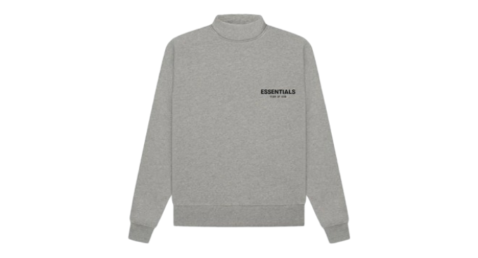 Essentials Mockneck (SS22) Dark Oatmeal